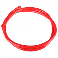 Polttoaineletku muovi 5/9mm punainen 1m